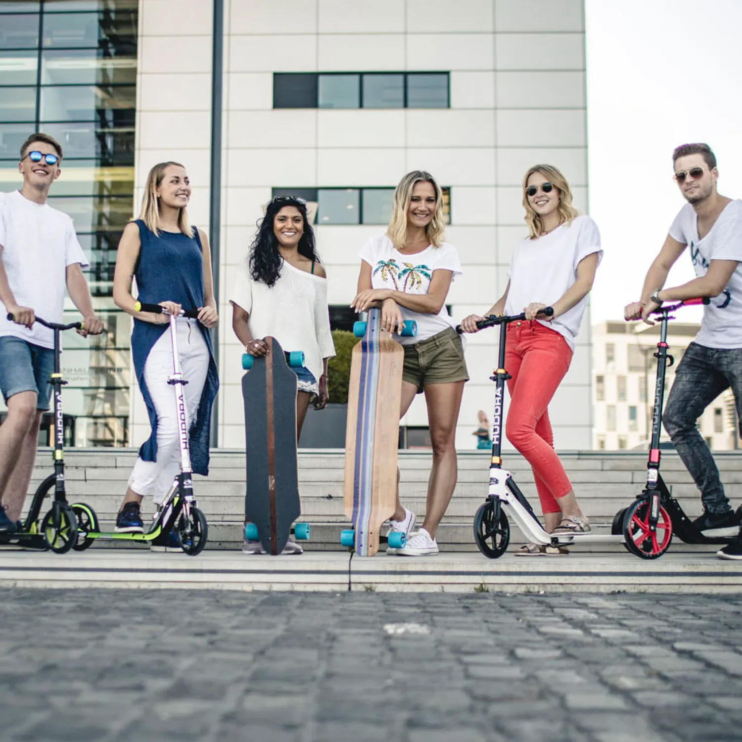 Big Wheel Style 230 Step - Wit>Hudora