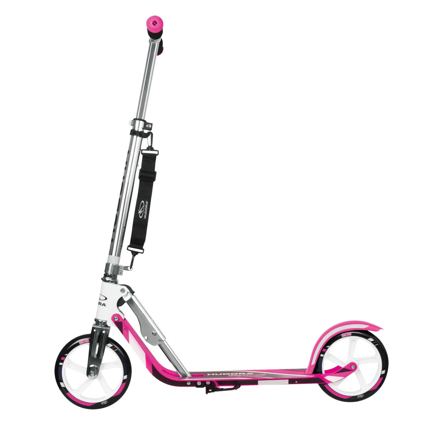 Scooter Big Wheel Step RX205 - Wit/Roze-Hudora Best