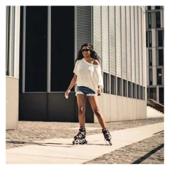 Skeelers Leon Blauw/Zwart, maat 37-40-Hudora Online