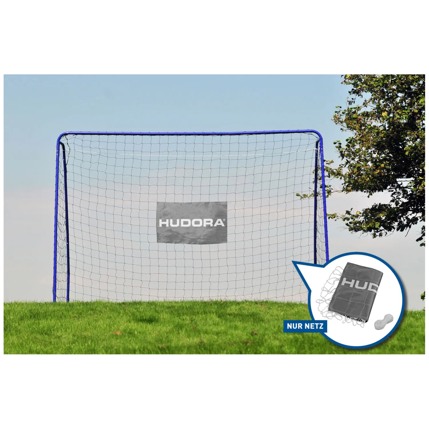 Voetbaldoelnet, 213cm-Hudora Clearance