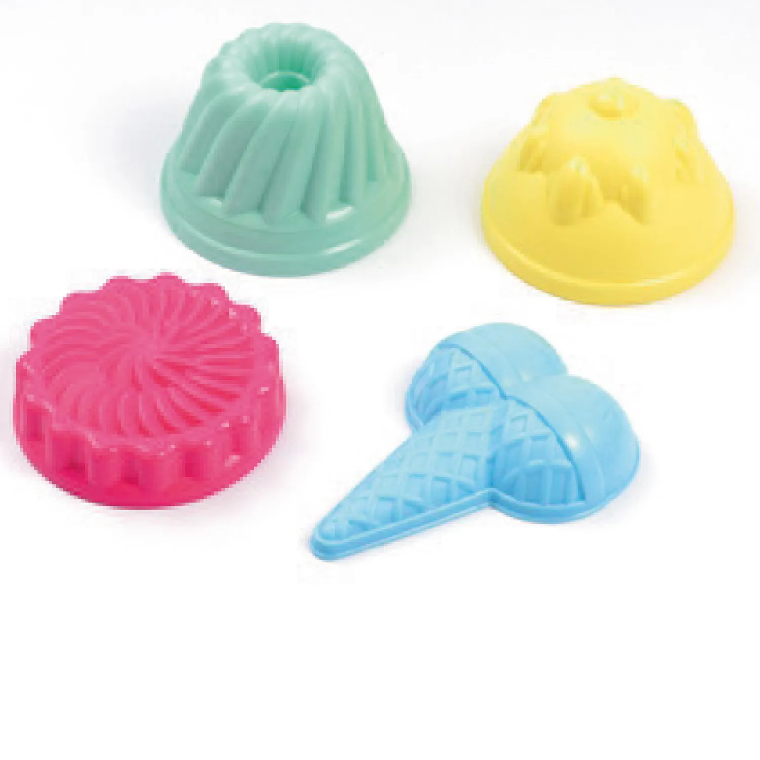 IJs en Cupcakes Zandvormen, 4st.>Ecoiffier Clearance