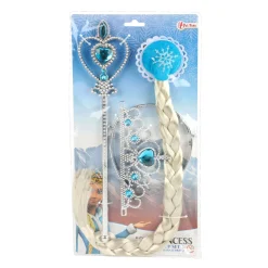 IJsprinses met Vlecht Tiara en Staf Set-Toi-Toys Outlet