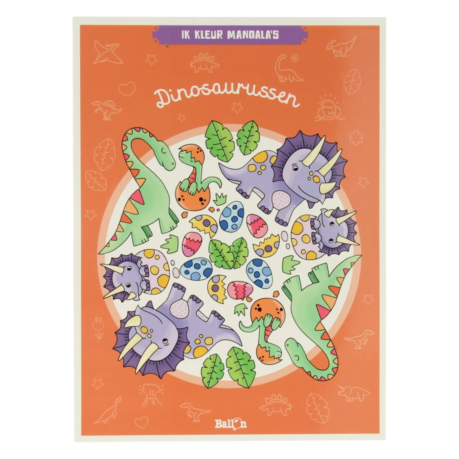 Ik Kleur Mandala's Dinosaurussen-Wins Holland Best
