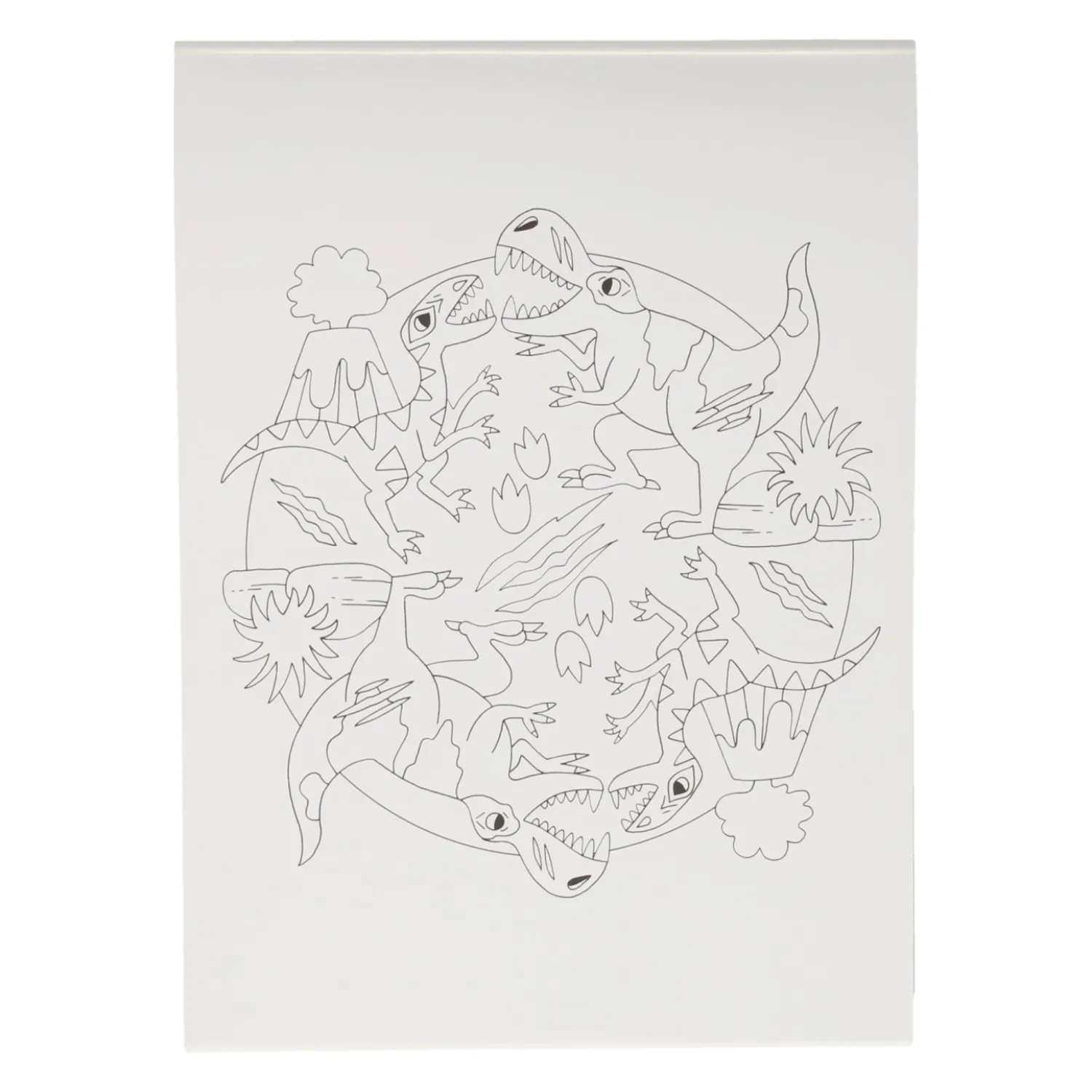Ik Kleur Mandala's Dinosaurussen-Wins Holland Best