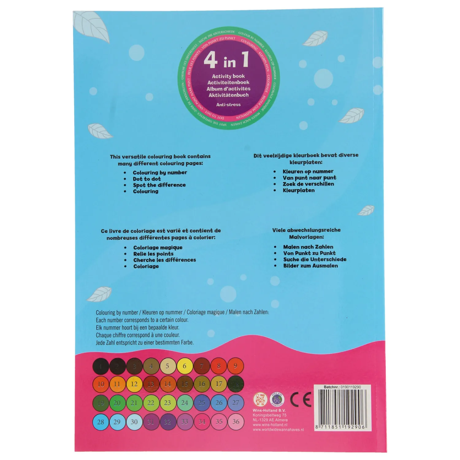 Wins Holland 4in1 Activiteitenboek Best