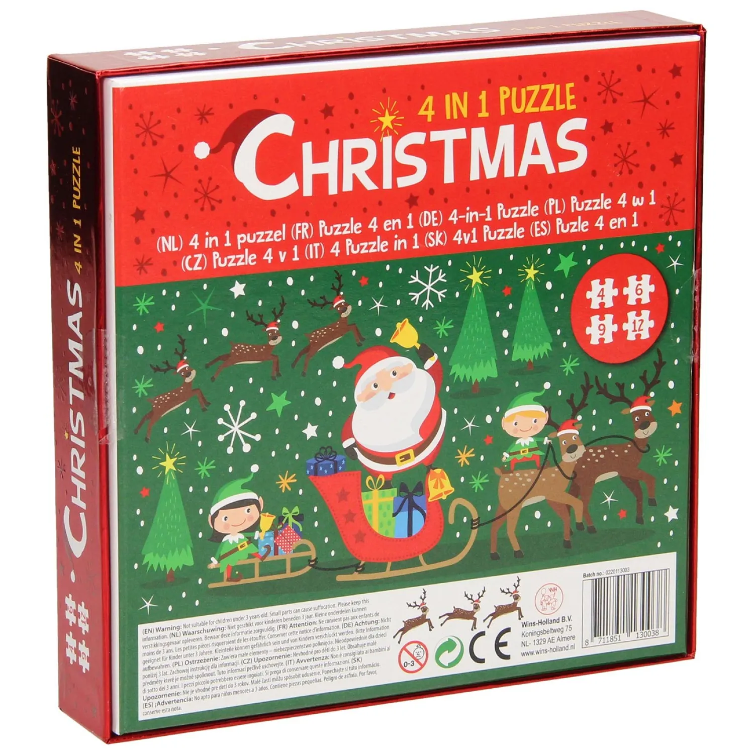 4in1 Puzzel Kerst> Online