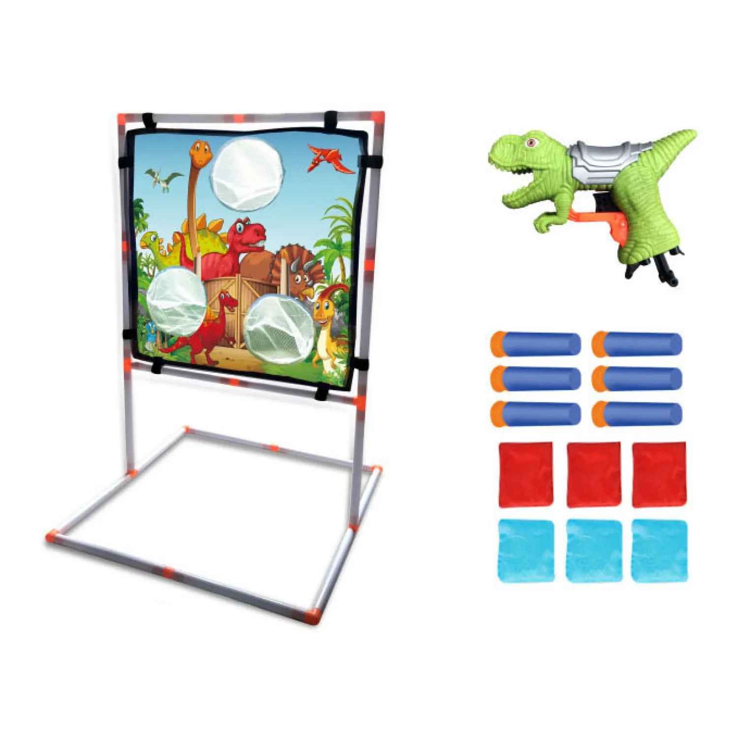 2in1 Schieten & Gooien Dino- Clearance
