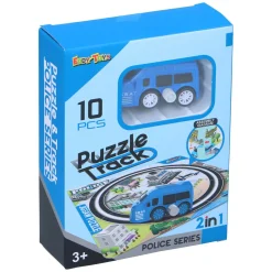 2-in-1 Spoorpuzzel met Auto, 9st. Online