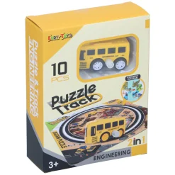 2-in-1 Spoorpuzzel met Auto, 9st. Online