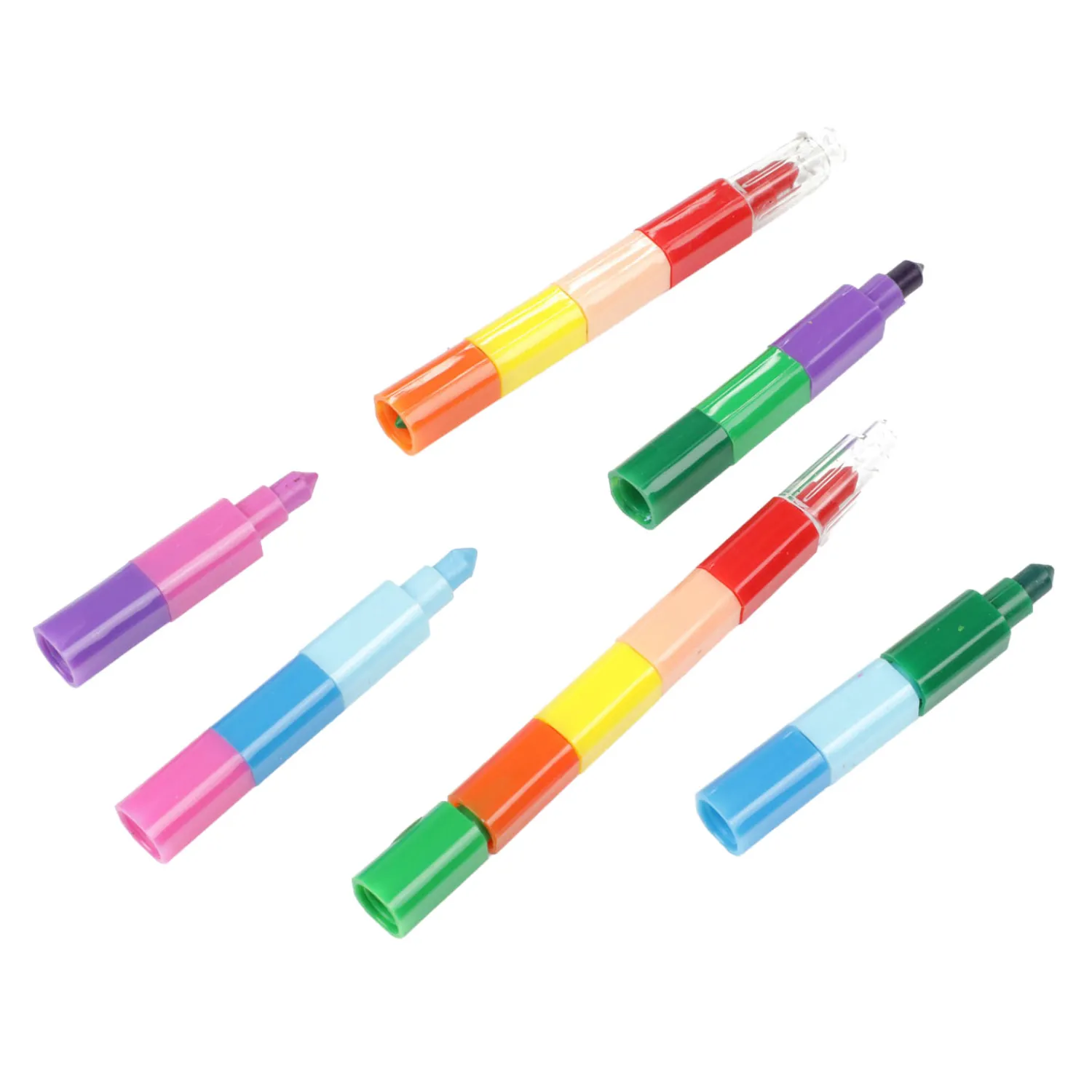 Toi-Toys 10-in-1 Waskrijt Pen, 2st. Hot