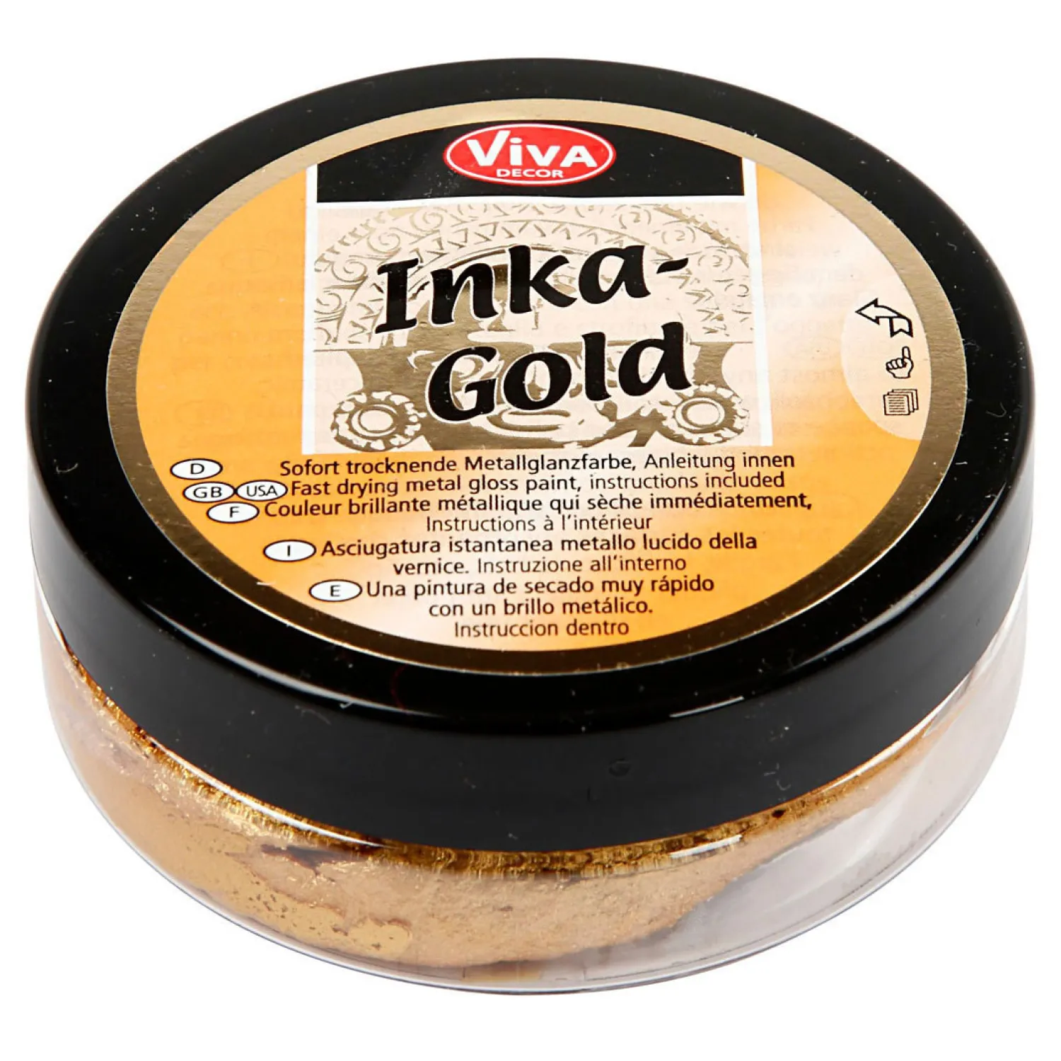 Inka-Gold Glanswax - Goud, 50ml>Creativ Company Online