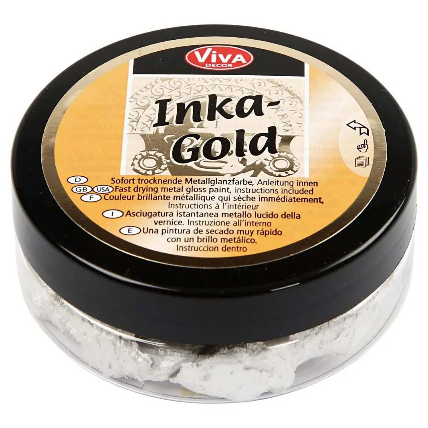 Inka-Gold Glanswax - Platin, 50ml>Creativ Company