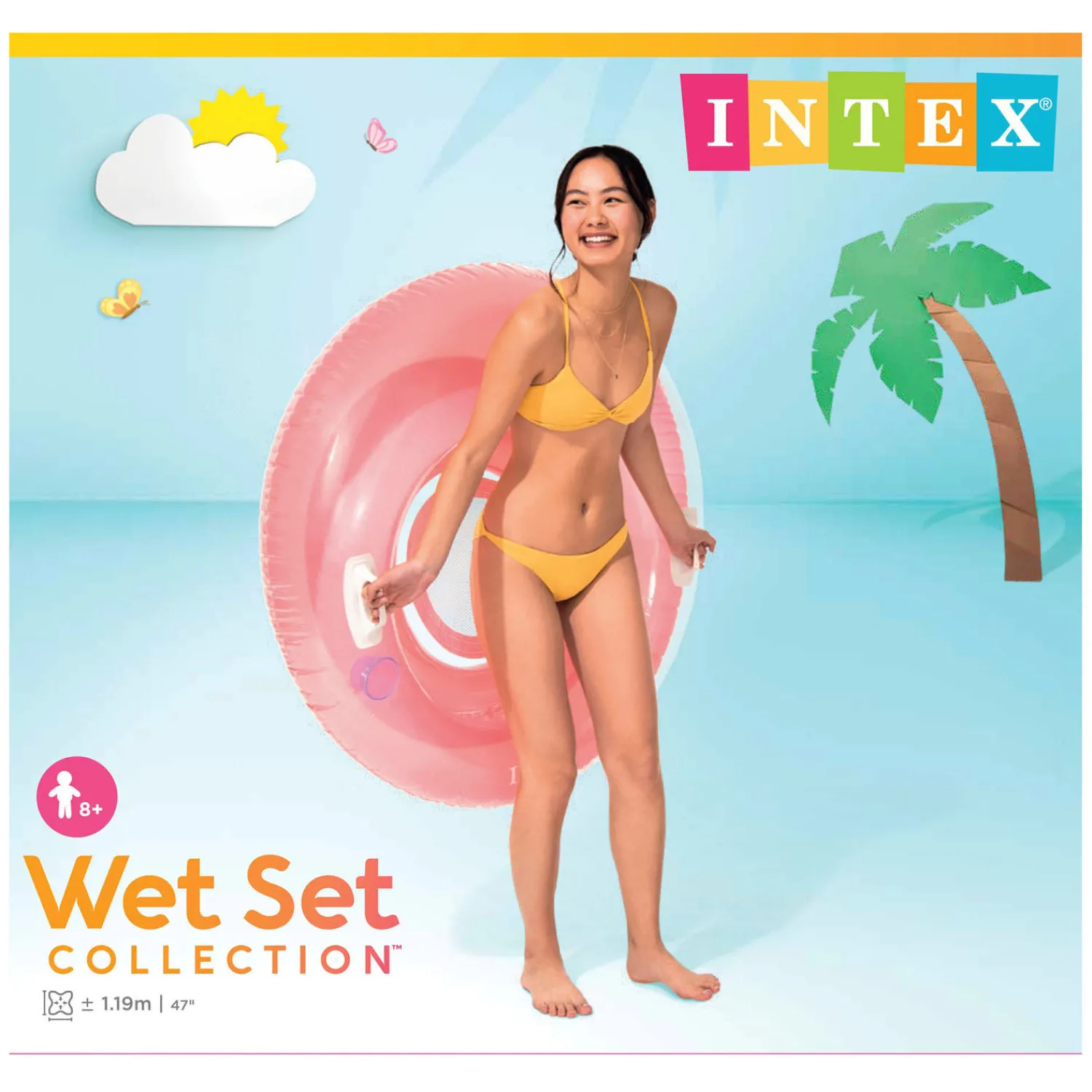 Zwemband Sit 'n Lounge, 119cm>Intex