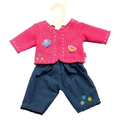 Jack met Spijkerbroek Roze, 28-35 cm>Heless Hot