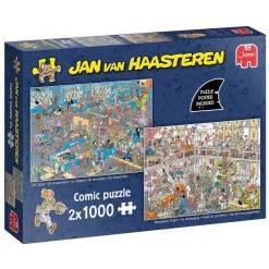 Jan van Haasteren Legpuzzel - De Bouwmarkt en de Verbouwing, 2x1000st. Best