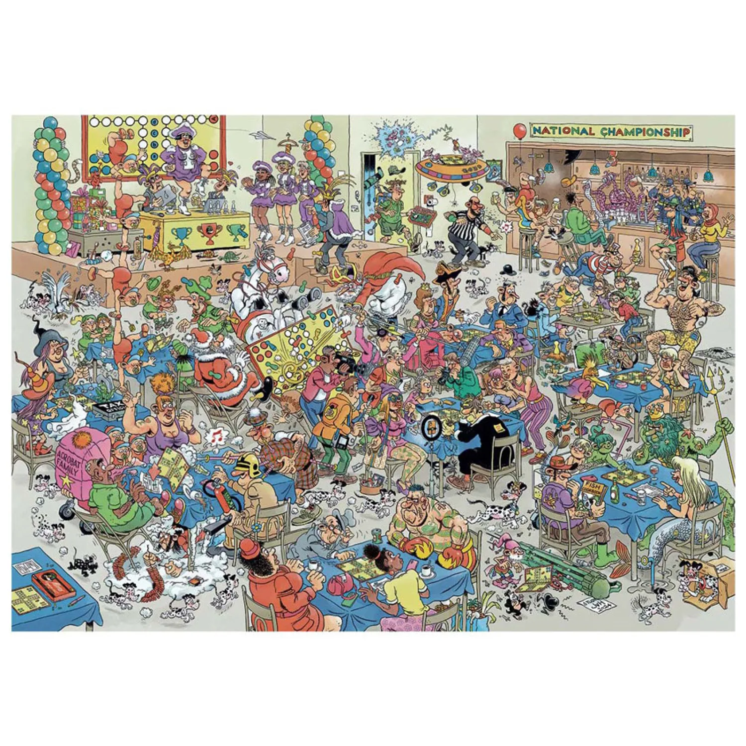 Jan van Haasteren Legpuzzel - Nk Mens Erger je Niet, 1000st.>Jumbo Outlet