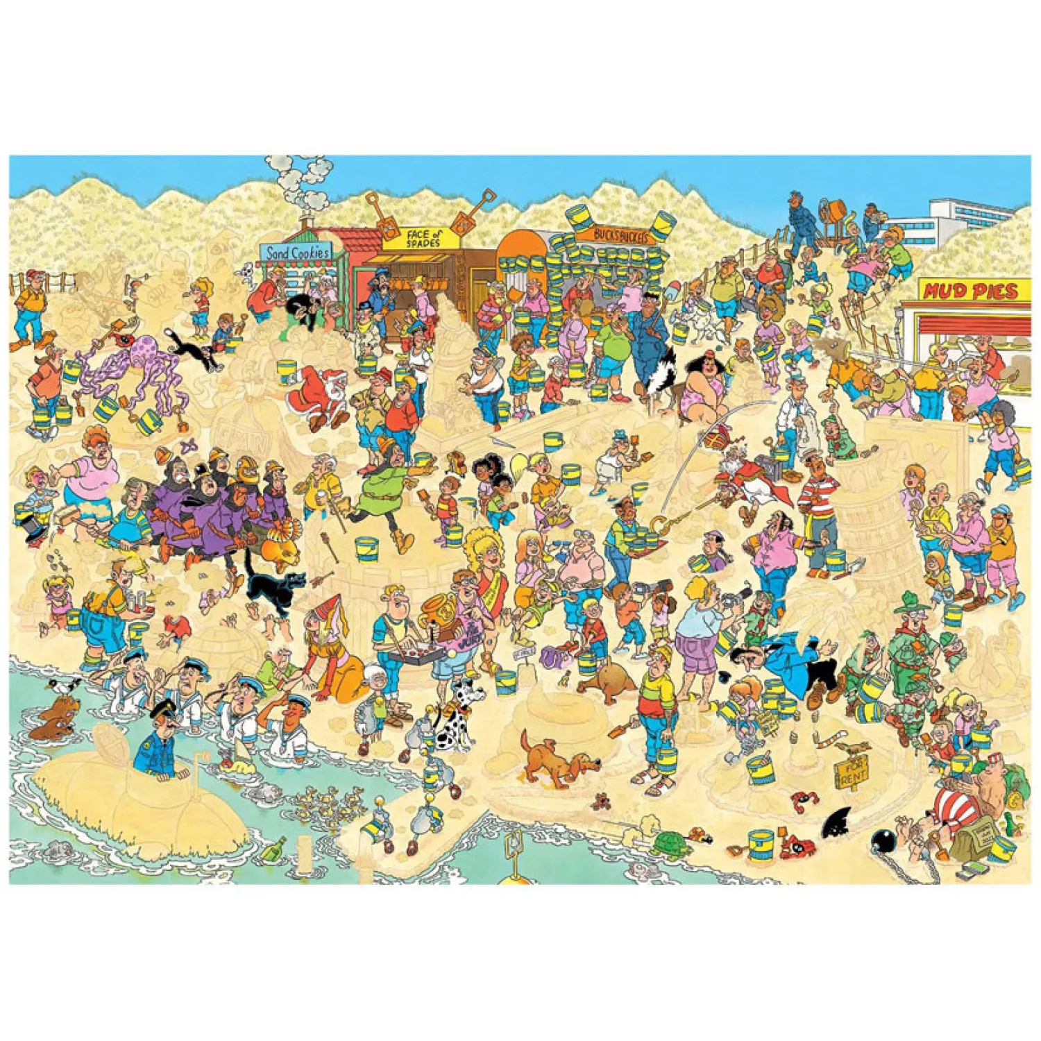 Jan van Haasteren Legpuzzel - Zandsculpturen, 1000st.- Outlet