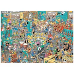 Jumbo Jan van Haasteren Legpuzzel - Muziekwinkel en Vakantiekriebels, 2x1000st. Clearance