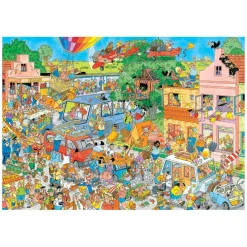Jumbo Jan van Haasteren Legpuzzel - Muziekwinkel en Vakantiekriebels, 2x1000st. Clearance
