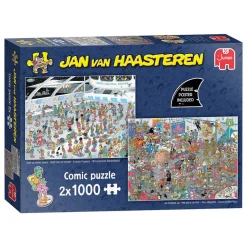 Jan van Haasteren Legpuzzel - Geef ons de ruimte & Net als in de film - 2x1000st.>Jumbo