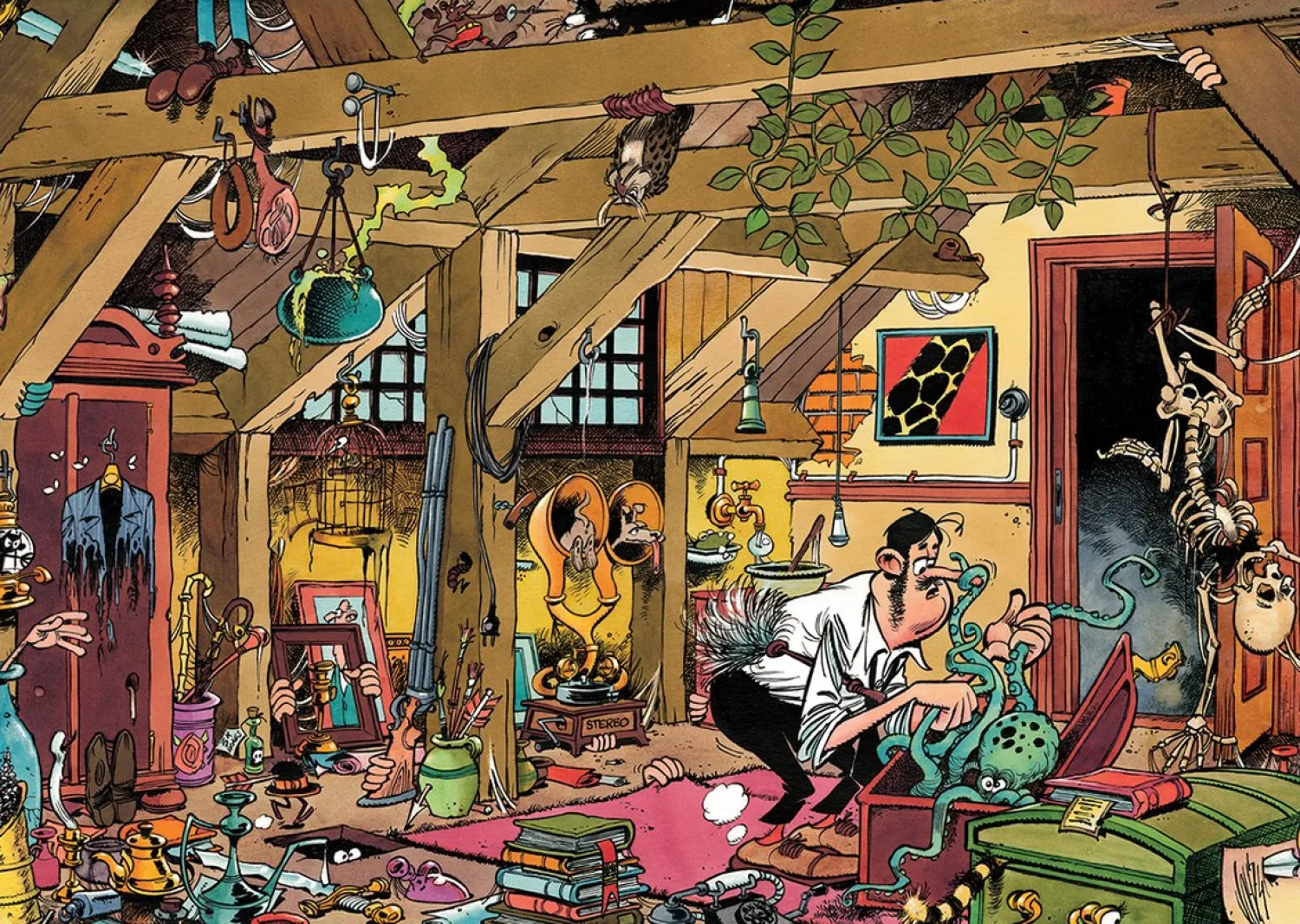 Legpuzzel - Oldtimers De Vrijgezel, 1000st.-Jan van Haasteren Best