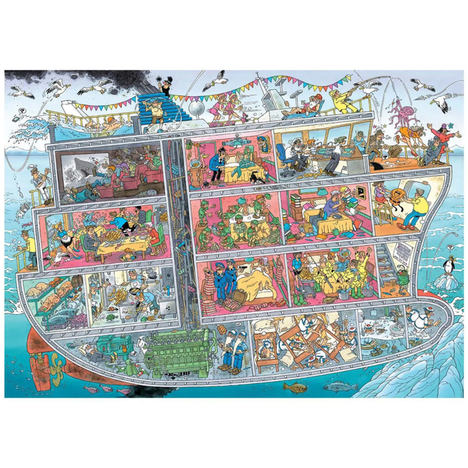 Jan van Haasteren Legpuzzel - Cruiseschip, 1000st.>Jumbo Online