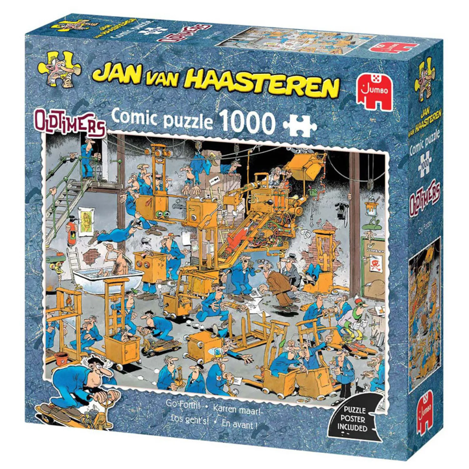 Jumbo Jan van Haasteren Legpuzzel - Oldtimers - Karren maar! - 1000st. New