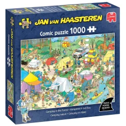 Jan van Haasteren Legpuzzel - Kamperen In Het Bos, 1000st.-Jumbo Clearance