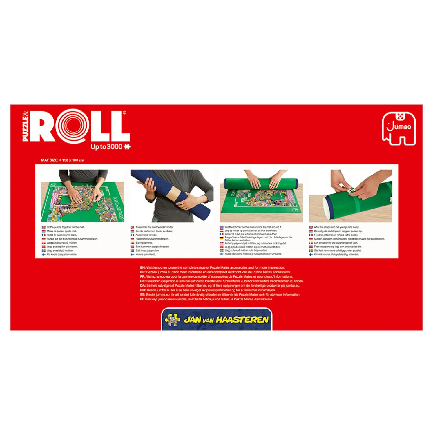 Jumbo Jan van Haasteren Puzzelmat en Rol, tot 3000 stukjes Clearance