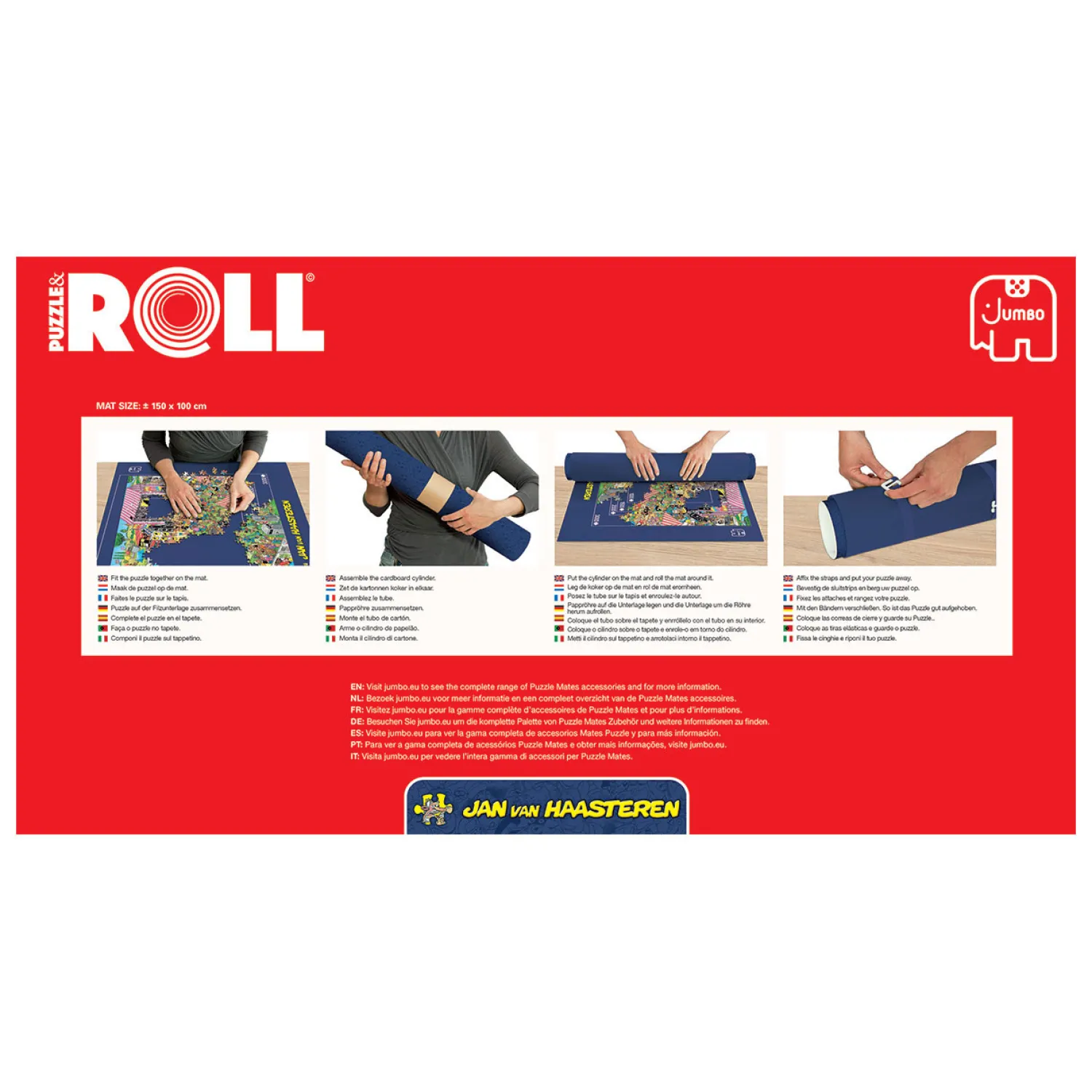 Jumbo Jan van Haasteren Puzzelmat en Rol, tot 3000 stukjes Clearance