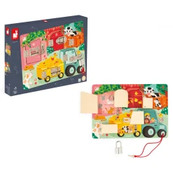 - Activiteitenbord met Sloten en Grendels De Boerderij-Janod