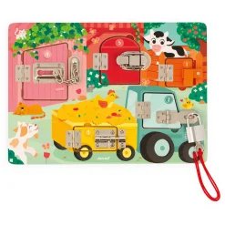 - Activiteitenbord met Sloten en Grendels De Boerderij-Janod