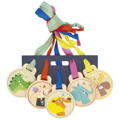 Applepop - Houten Medailles - 5dlg.>Janod Online