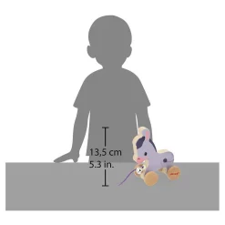 Boerderij - Houten Trekfiguur Ezel><noscript><img width=