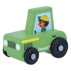 Crossroads - Houten Groene Tractor>Janod Discount