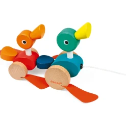 Eendenfamilie - Trekfiguur-Janod New