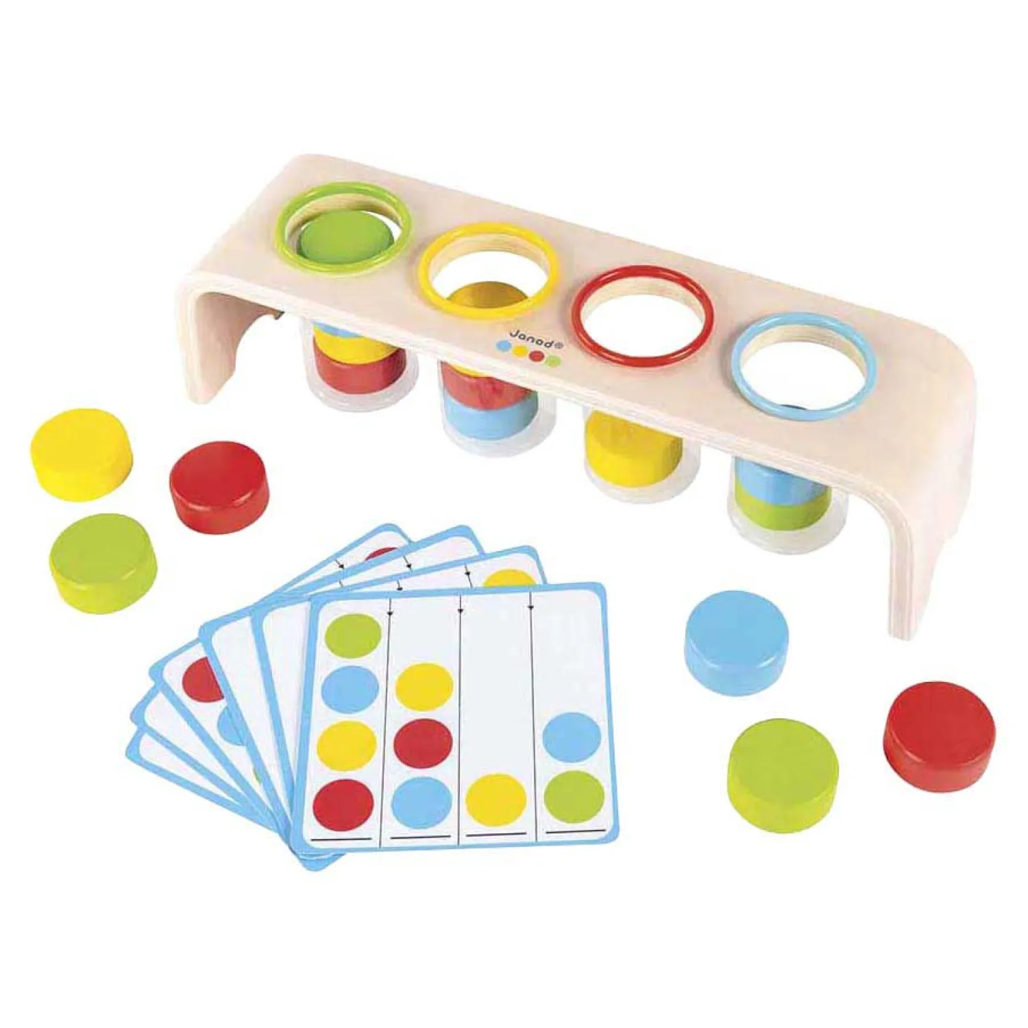 Janod Essential - Kleuren Sorteren - 32dlg. Best