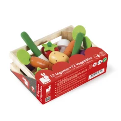 Janod Kistje met Groenten, 12dlg. Outlet