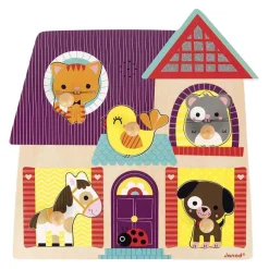 Muzikale Puzzel - Mijn kleine vrienden-Janod Sale