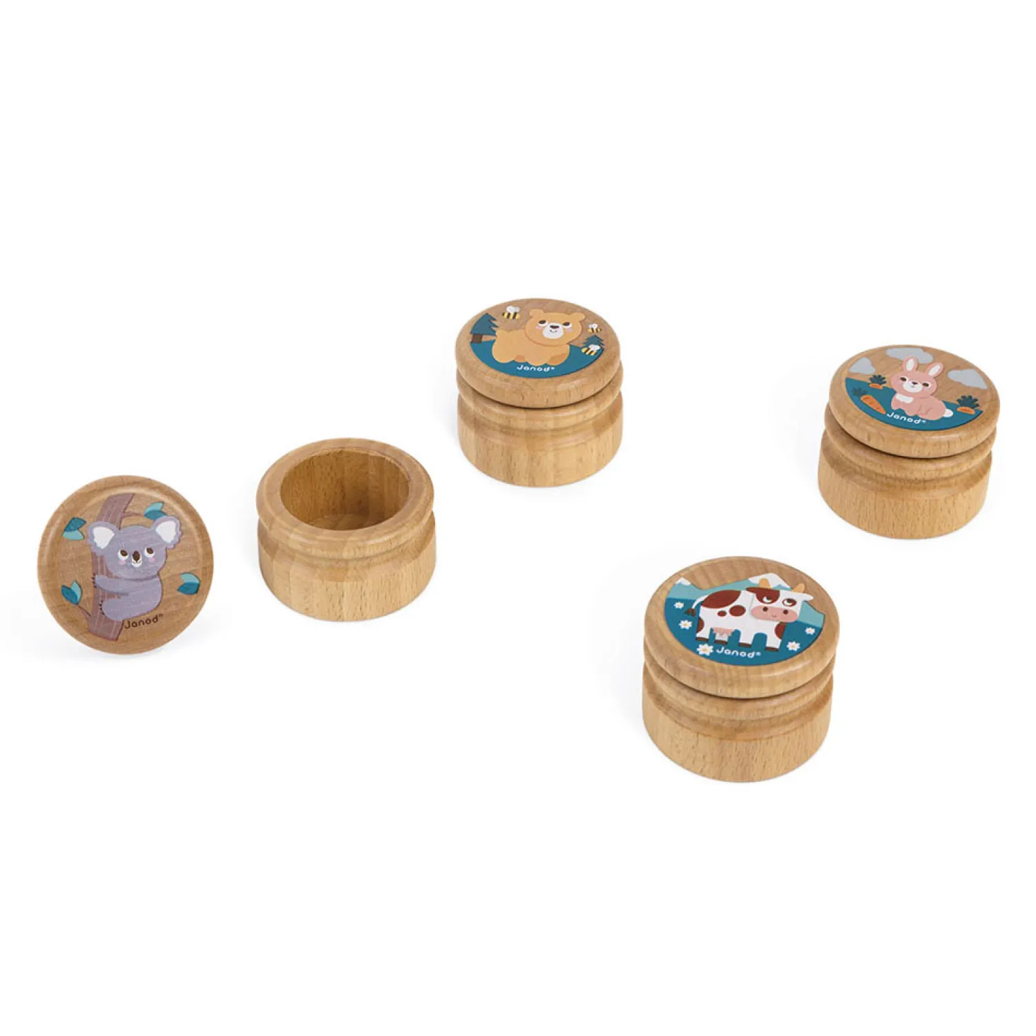 Janod Pocket Tandendoosjes Dier Hot