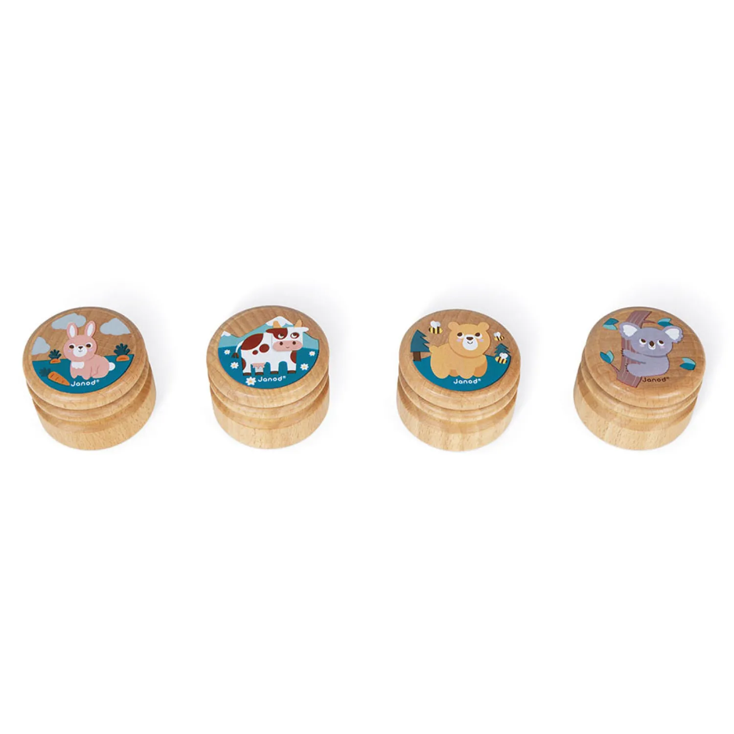 Janod Pocket Tandendoosjes Dier Hot