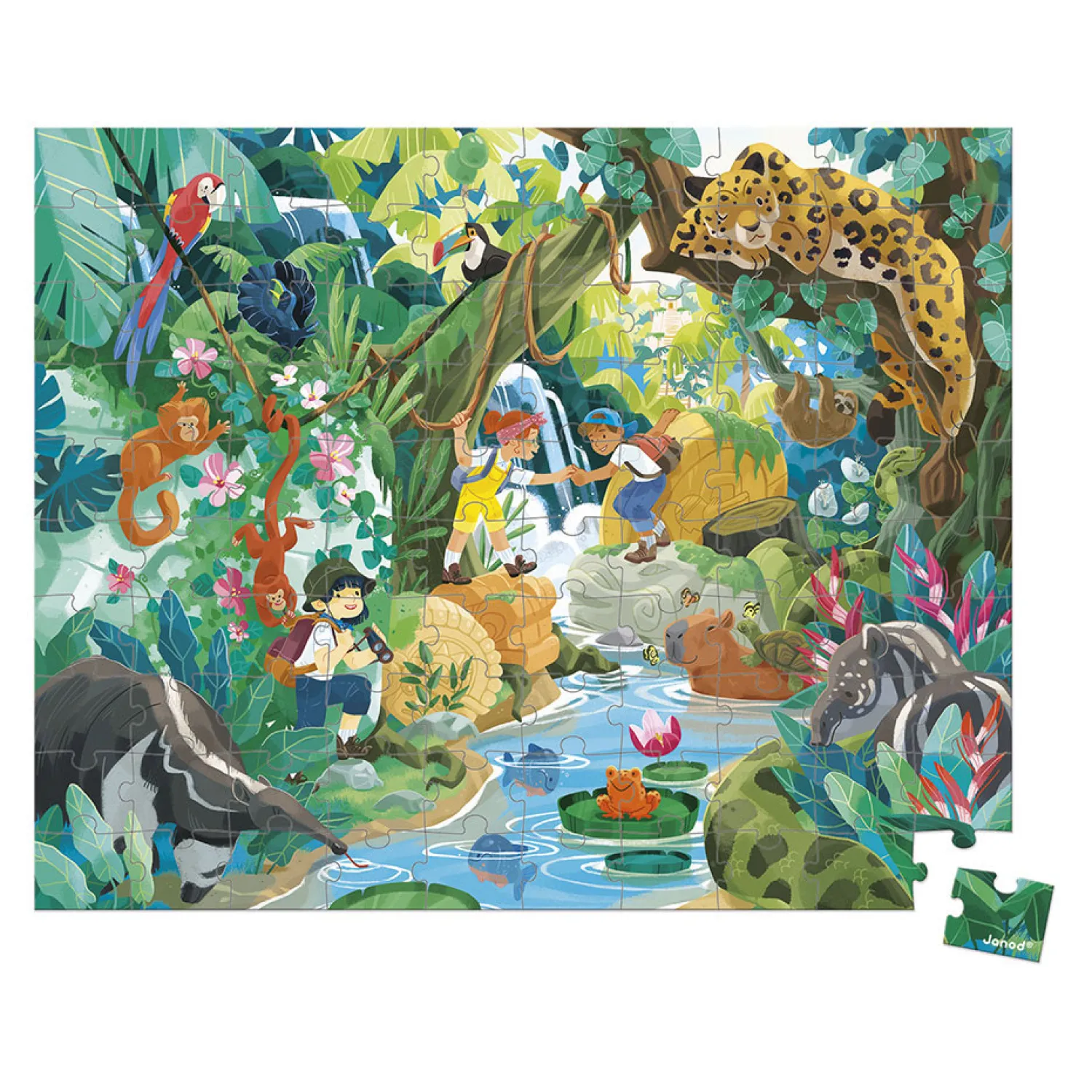 Janod Puzzel - Het Avontuur, 100st. Outlet