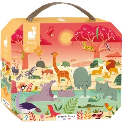 Janod Puzzel - Het Dierenreservaat, 54st. New