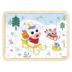 Puzzel - Op de Berg van Hout - 24st.>Janod Discount