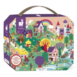 Puzzel - Zoekpuzzel Sprookjes, 24st.>Janod Discount