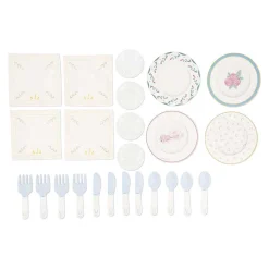 Janod Shiny Grandma - Houten Thee servies - 25dlg. New