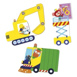 Stickers - 50 Grote Stickers Voertuigen-Janod Discount