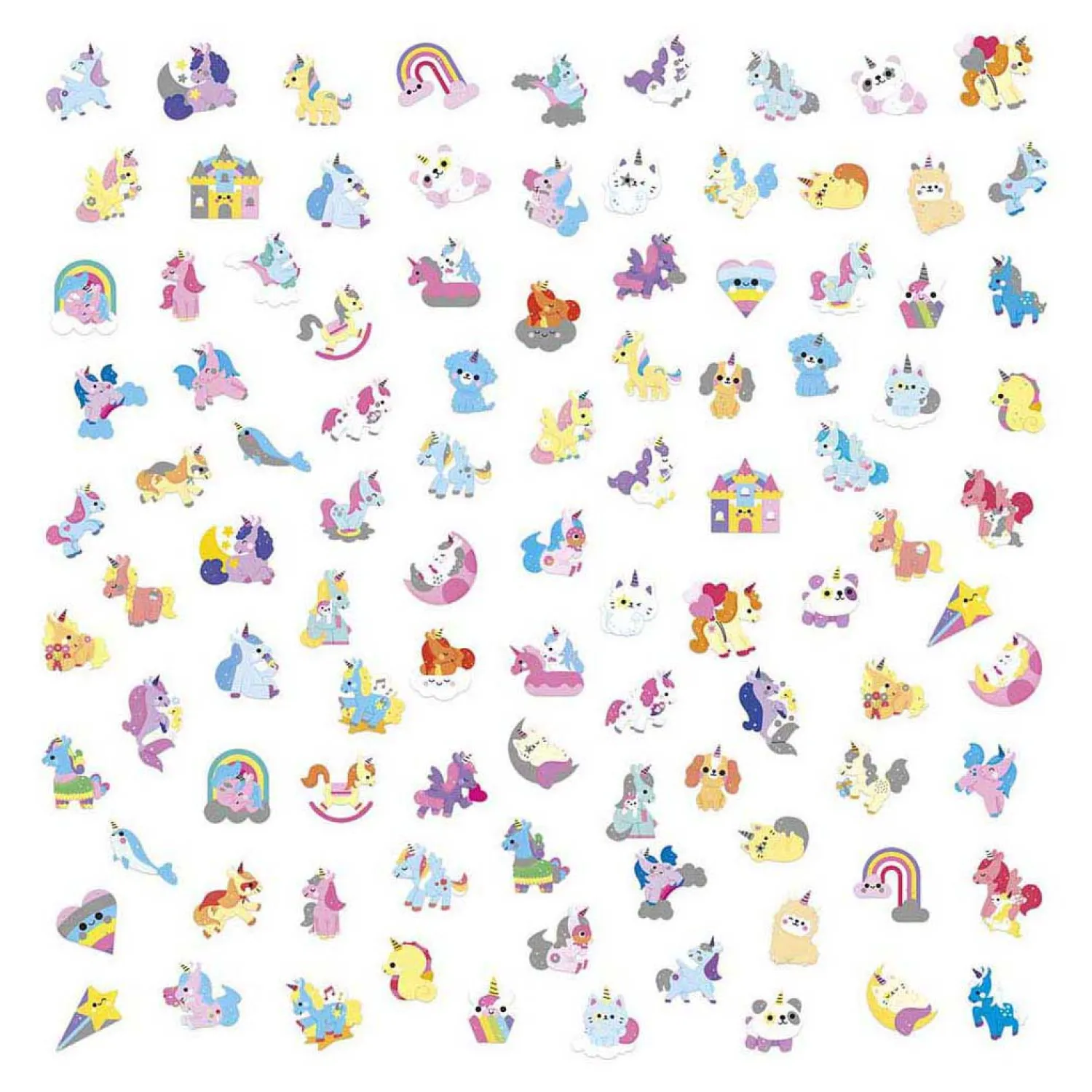Stickers - 100 Stickers Eenhoorn>Janod Discount