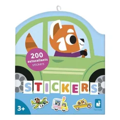Stickers - Stickervel met 200 Stickers Voertuigen>Janod Sale