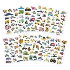 Stickers - Stickervel met 200 Stickers Voertuigen>Janod Sale